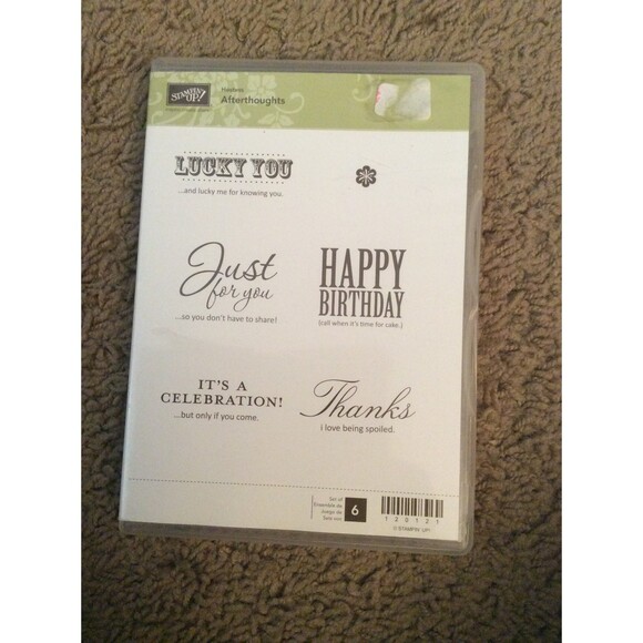 INVENTORY REDUCTION SALE. Stampin Up Afterthoughts - Hostess Set B49 - Picture 1 of 3